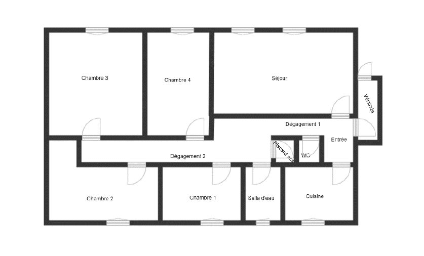 CORBEIL-ESSONNES Maison Corbeil Essonnes 6 pièce(s) 92 m2 4