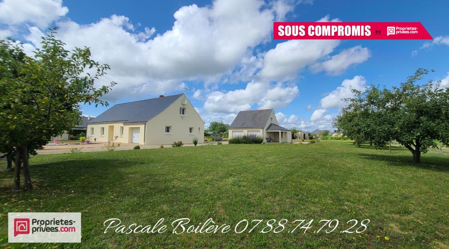 Pavillon 4 chambres avec vie de plain-pied - 15 min de Saumur