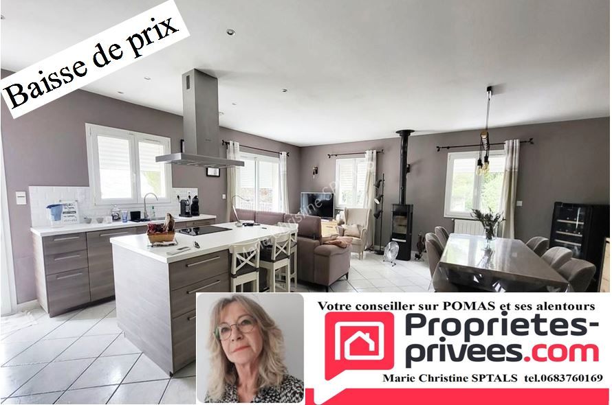 Maison Limoux plain pied 6 pièces 115 m2 sous sol