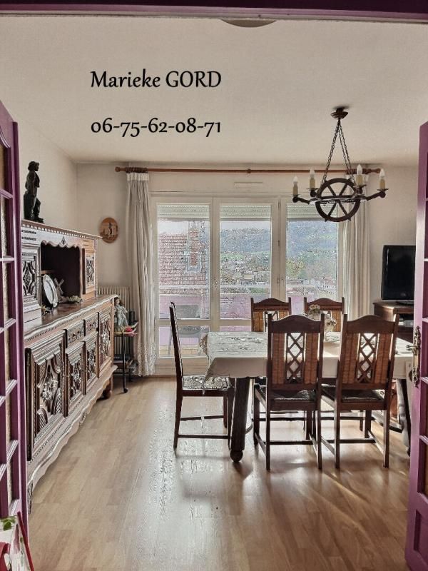 FIRMINY Firminy 42700 appartement 95m² 3 chambres 3 balcons au quatrième et dernier étage avec ascenseur d'une petite copropriété de 8 lots d'habitation GARAGE CAVE 4