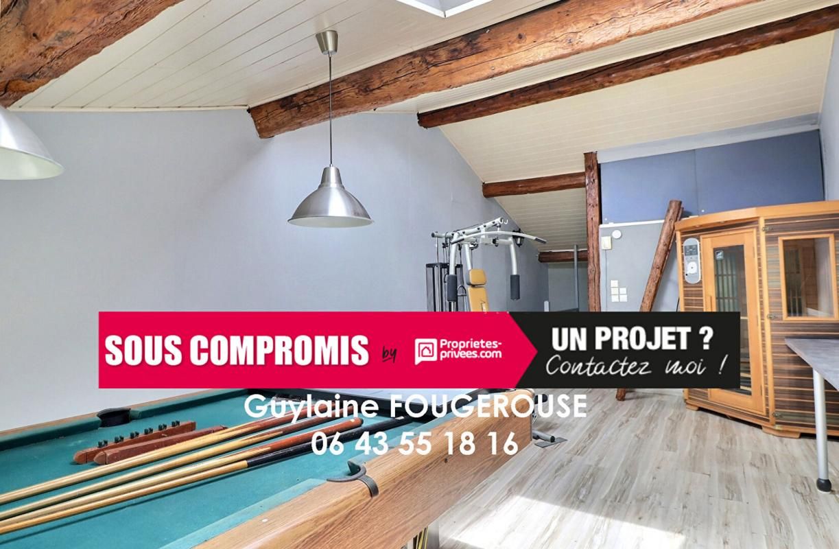 MONTBRISON 3 CHAMBRES 3 SALLES D'EAU SALLE DE DETENTE SAUNA BILLARD MUSCU