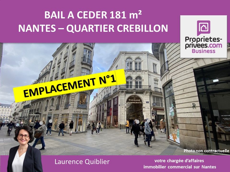 44000 NANTES - LOCAL COMMERCIAL A LOUER 181 m² - QUARTIER CREBILLON