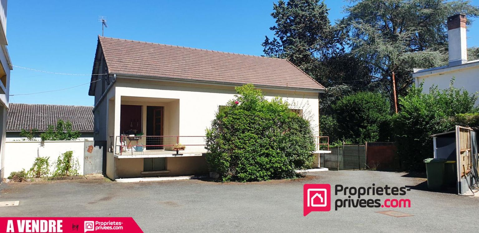 Maison 83 m² 5 p 3 ch + locaux industriels de 145 m² et 260 m² - terrain 1632 m²