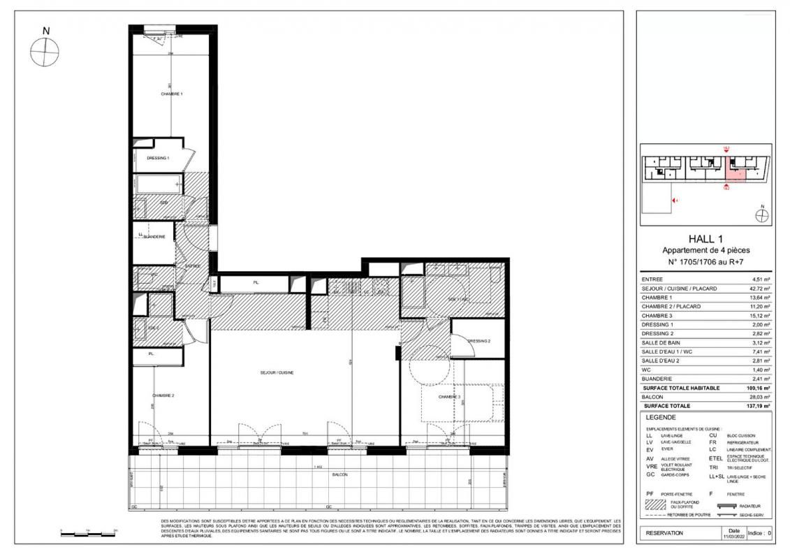 SAINT-LAURENT-DU-VAR Appartement 4 pièces VUE MER 3