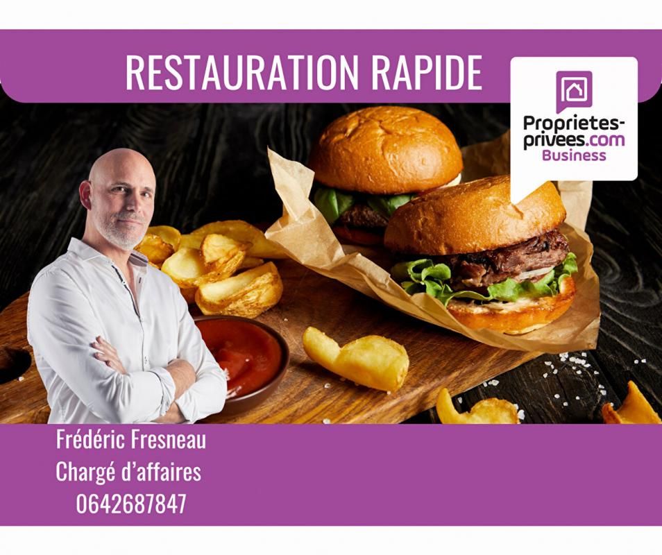 56000 VANNES - Restauration rapide, snack, 35 couverts, Terrasse
