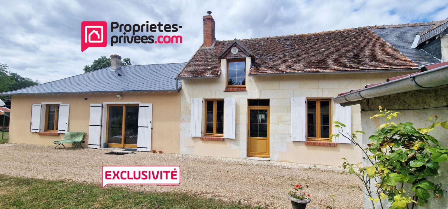 Longère de 130 m² - 6 pièces dont 3 chambres + dépendances sur terrain de 9907 m²