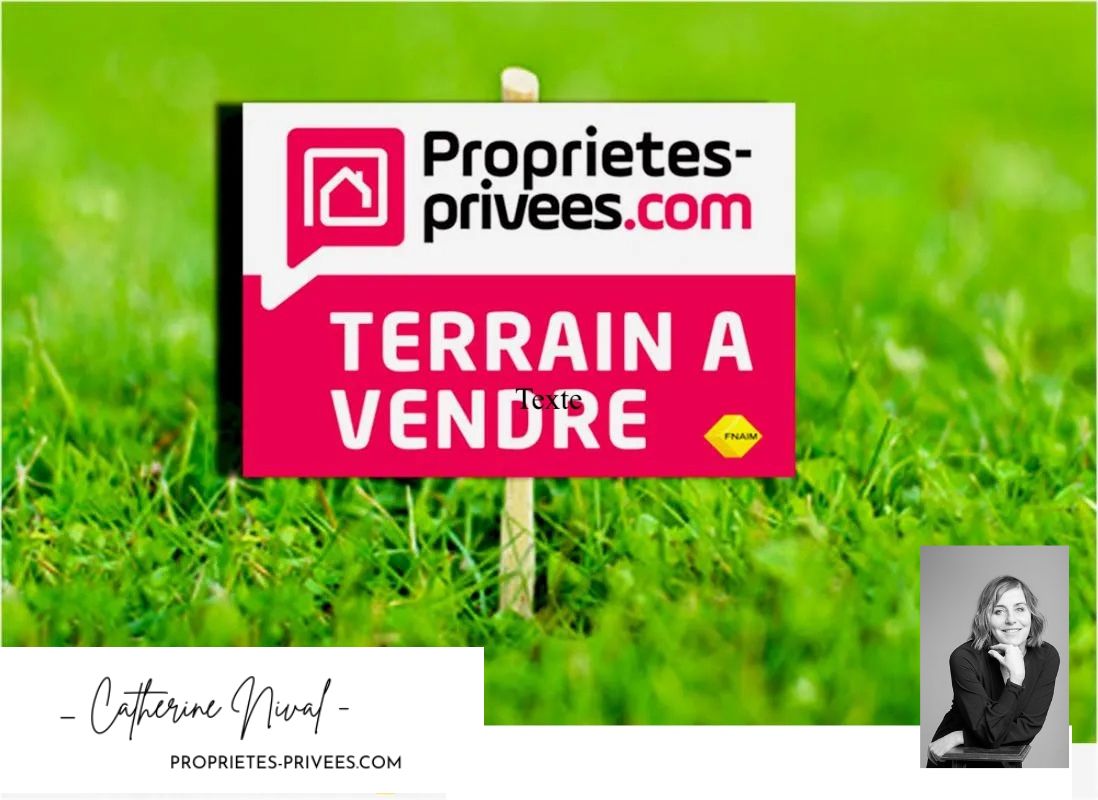Terrain constructible , proche plage