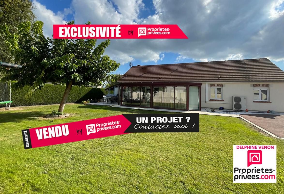 Exclusivité - Maison de plain pied avec triple garage sur un terrain de 1149 m² proche des commodités à Châteauneuf sur Loire