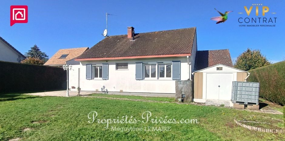 Maison plain-pied - 2 chambres - garage - Proche Breteuil
