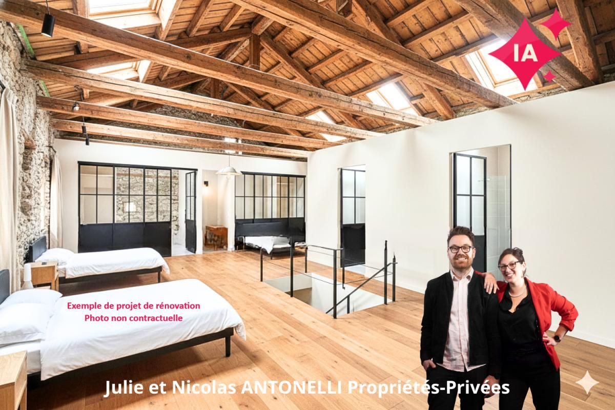 DUNIERES Entre Dunières 43220  et Saint Romain Lachalm 43620 Maison de Maitre environ 230m² habitables avec granges à rénover sur 1 hectare de terrain 2