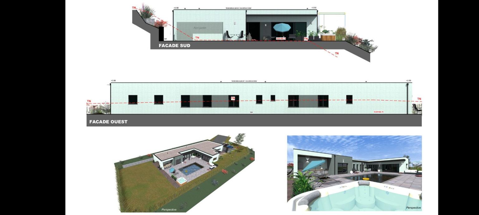 AUREC-SUR-LOIRE AUREC-SUR-LOIRE 43110 PROJET DE VILLA D'ARCHITECTE AVEC VUE PANORAMIQUE 2