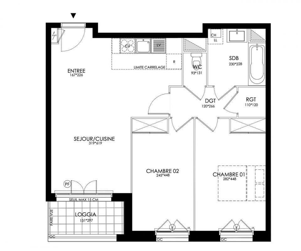 LE PETIT CLAMART À VENDRE TROIS PIÈCES LE PETIT CLAMART 92 4