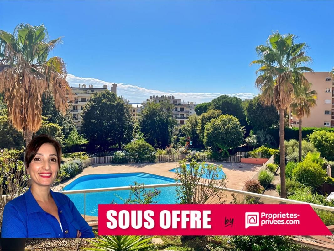 A VENDRE NICE OUEST -  3 PIECES - TERRASSE DE 30 M²  + GARAGE FERME