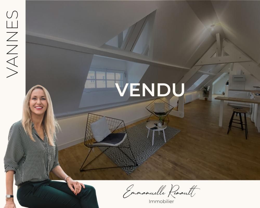 Appartement d'exception T2, hyper-centre de Vannes. 61M2 au sol / 30M2 en surface carrez