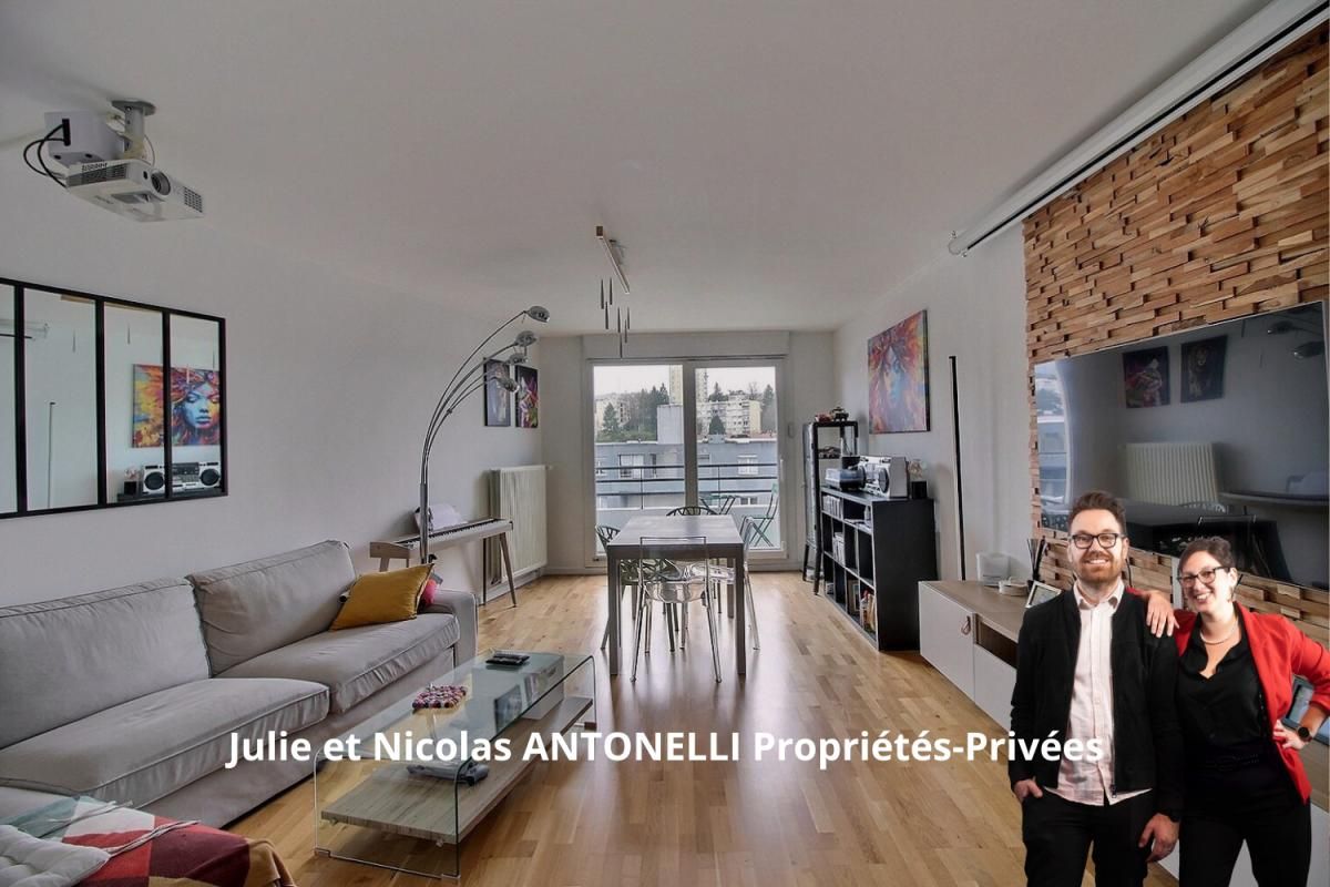 Saint Etienne 42100 Appartement 83m² 3 chambres avec BALCONS, GARAGE et CAVE