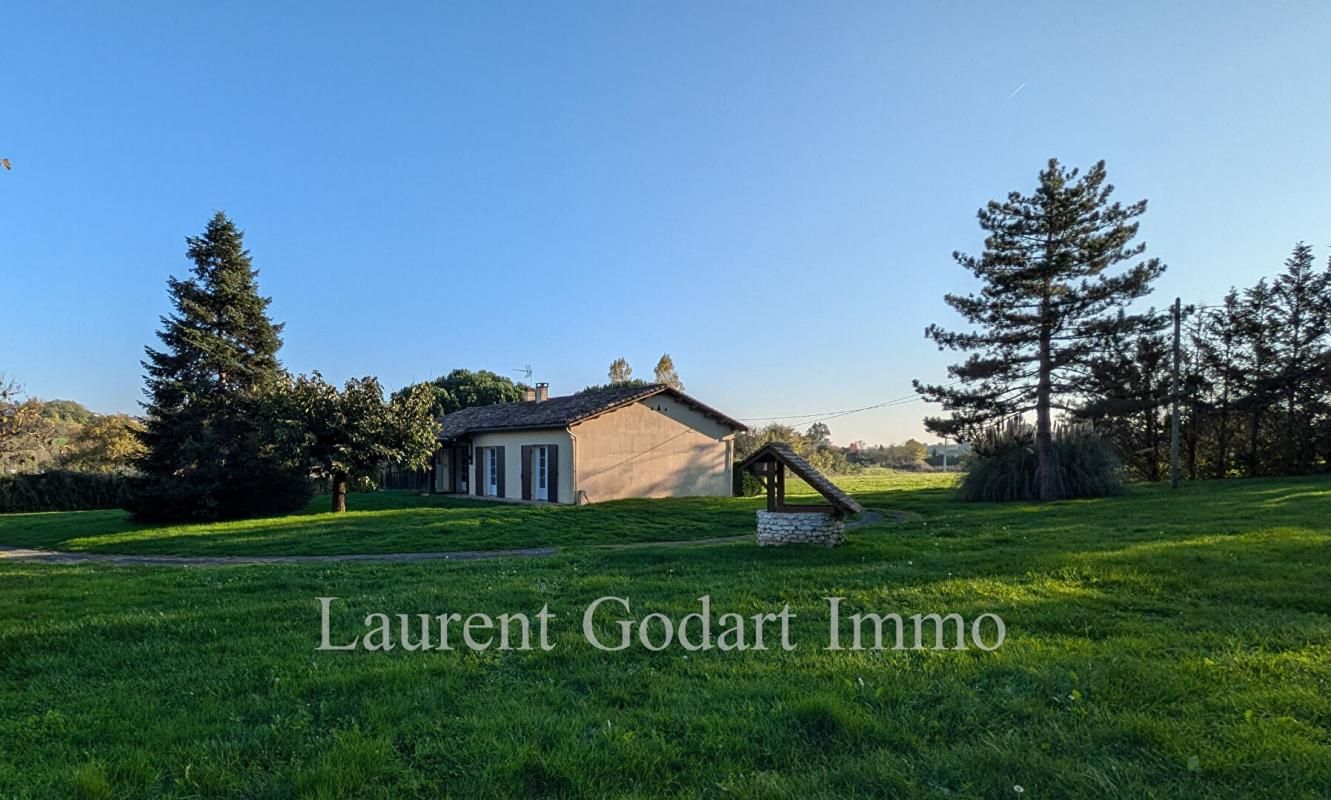 CAHUZAC Maison 123m² avec 3 chambres, véranda, grand garage et puits 2