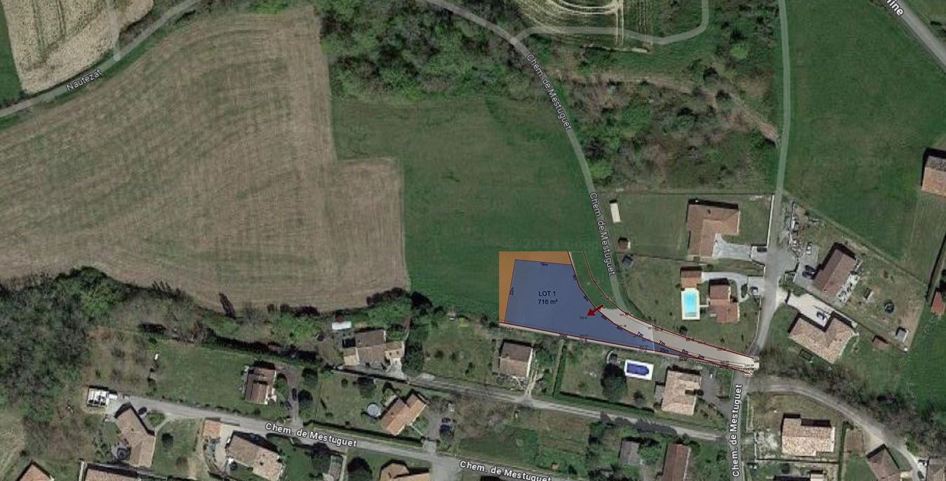 SAINT-PAUL-SUR-SAVE Terrain de 714 m² au calme à Thil (20 min de Cornebarrieu) 2