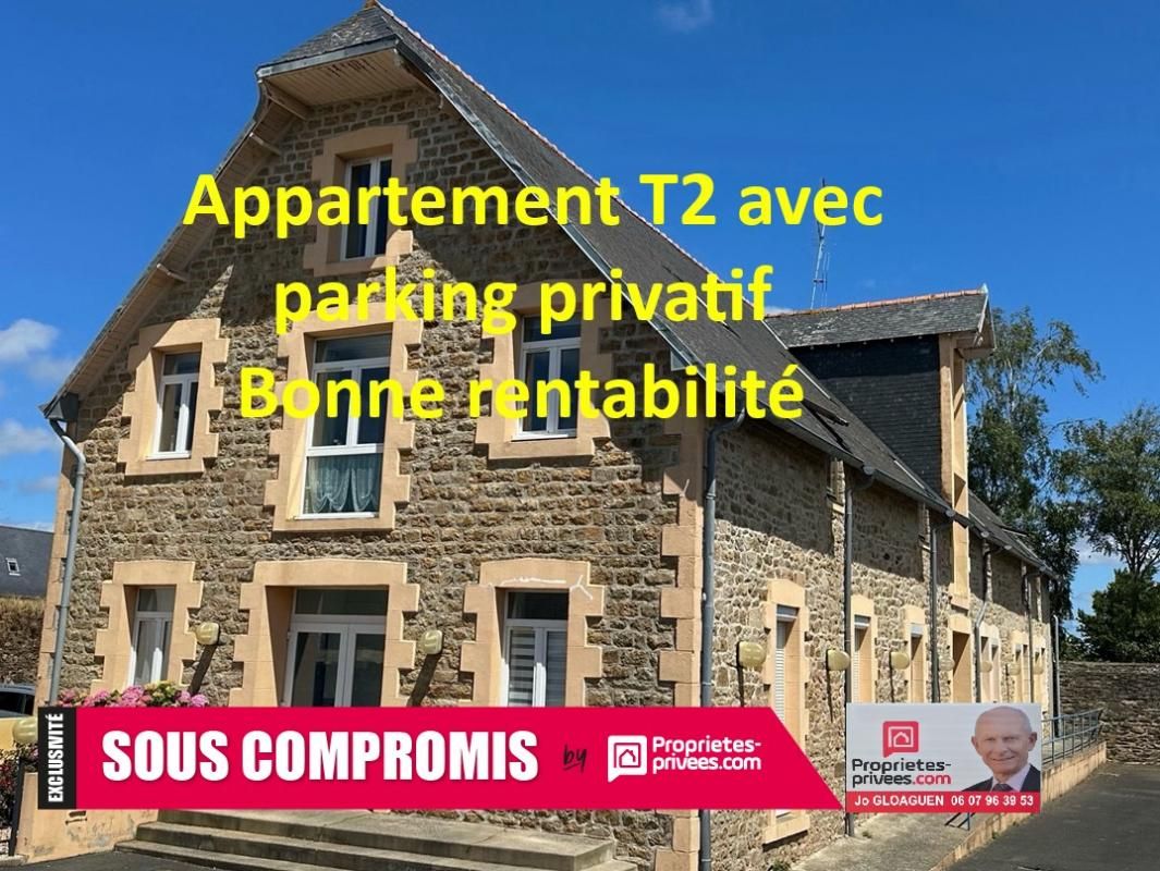 Appartement T2  rénové en centre ville de Treguier  48m2