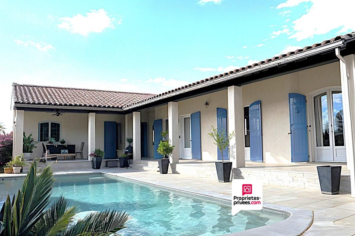 Villa T7 SAINT AUNES spacieuse et lumineuse de 210m² avec vue imprenable et piscine