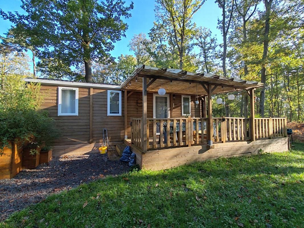 MARCILLY-SUR-EURE MARCILLY SUR EURE Mobil home en bois entièrement rénové avec son terrain en pleine propriété - 3 chambres - Cabanon de jardin - Terrain - 83000 HAI 4