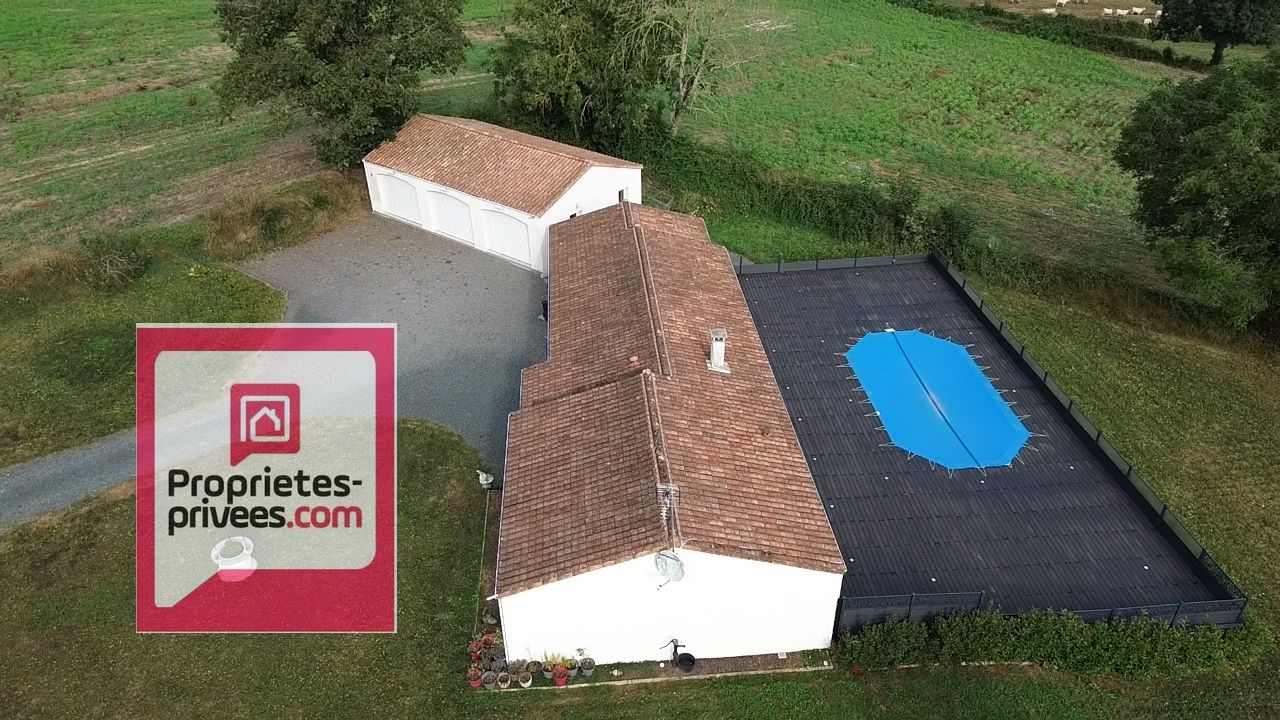 LA CAILLERE-SAINT-HILAIRE Maison 124 M2 , 3 CHAMBRES , PISCINE , GARAGE 80 M2, VUE DEGAGEE 3