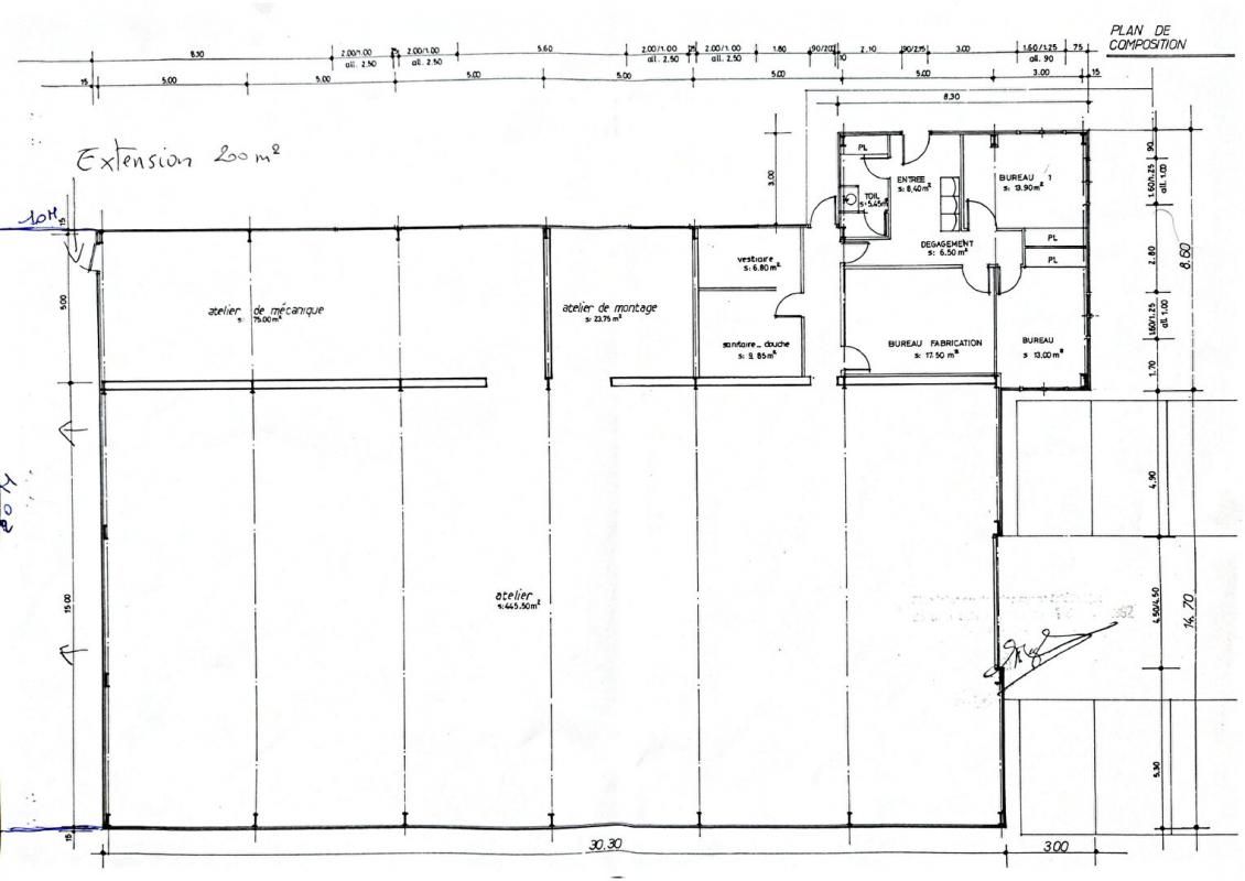 DREUX SECTEUR DREUX 28 - LOCAUX D'ACTIVITE 875 m² 3