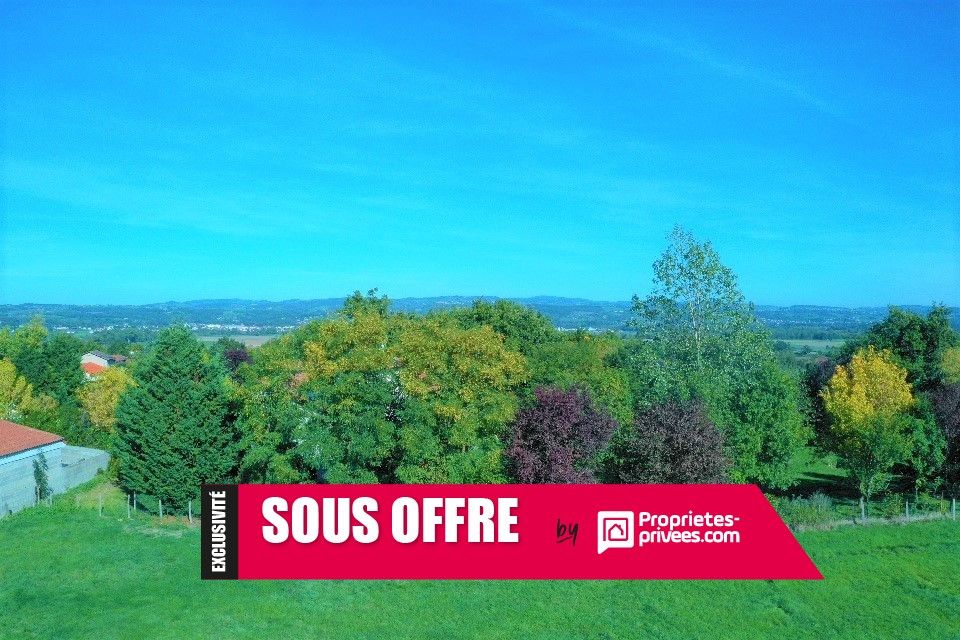 Terrain de 4 000 m² avec vue