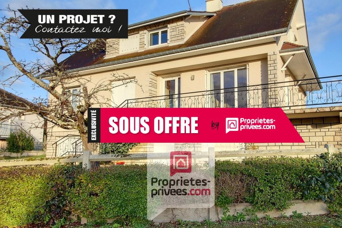 A VENDRE SPACIEUX PAVILLON 8 PIECES + REZ DE JARDIN et GARAGE