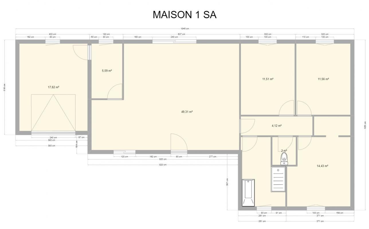 SAINT-AMAND-DE-COLY Maison Coly Saint Amand 4 pièce(s) 102 m2 3