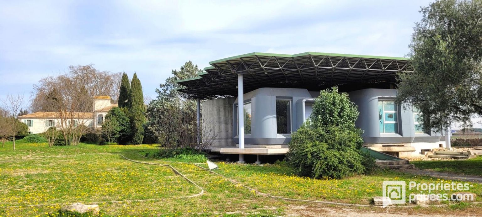 NIMES Rare - Nîmes - Mas 858 m² + Locaux Commerciaux 500 m² env et dépendances sur parc arboré de 14000 m² 4
