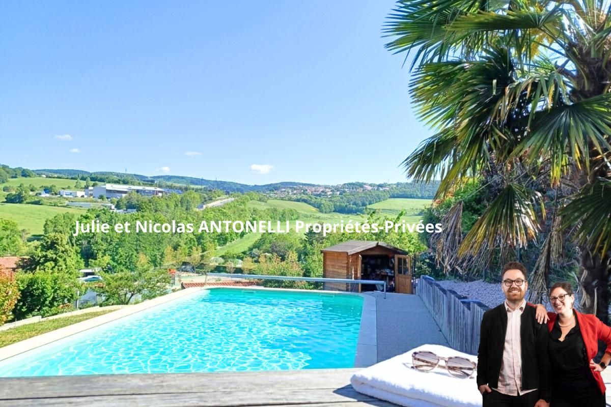 Unieux 42490 Maison 137 m² 4 chambres avec piscine et deux garages