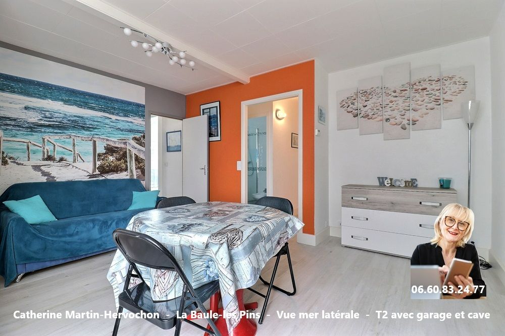 LA BAULE-ESCOUBLAC Appartement La Baule T2 vue latérale mer avec garage et cave proche commerces 2