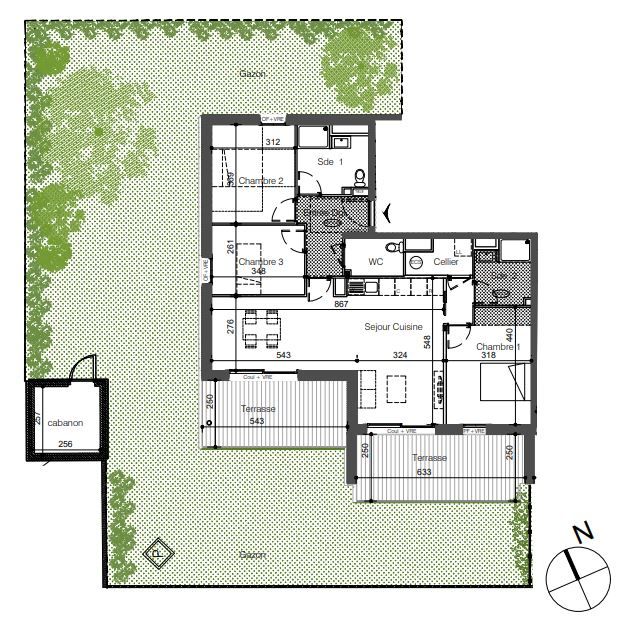 Appartement Les Sables d'Olonne 4 pièces 91.95 m2 + 188 m2 jardin