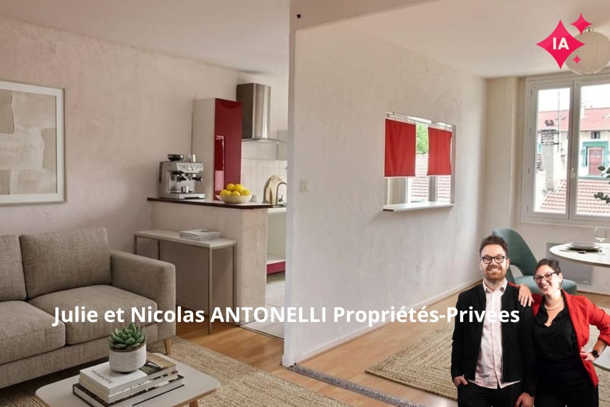 FIRMINY Appartement T2 46m² ( 63m² au sol ) 1