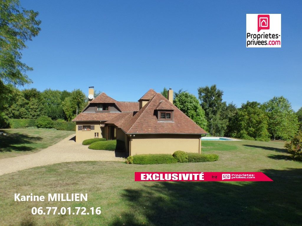 MUZY MUZY 27650 Maison individuelle sur env. 74000 m² de terrain avec piscine 11x5 chauffée et sécurisée - 1 étage - 5 chambres - Garage - 488 000 HAI 3