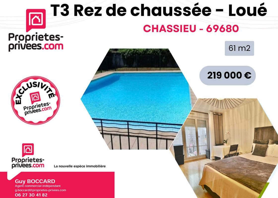 Appartement Chassieu 3 pièce(s) 61.29 m2