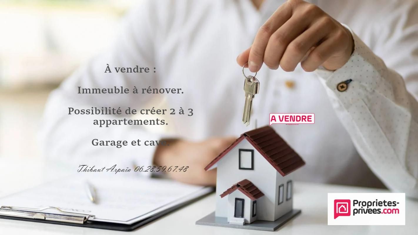 Maison de village à rénover avec possibilité de division - Garage et cave