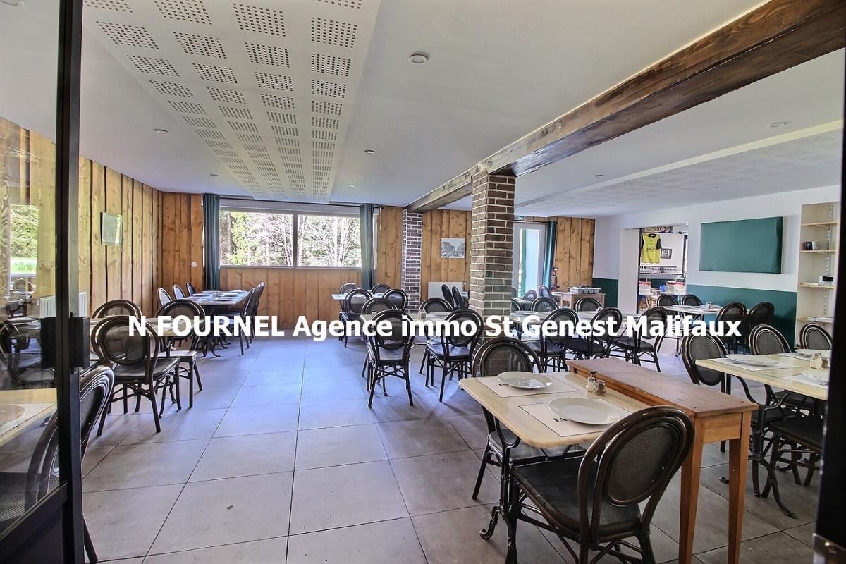 SAINT-GENEST-MALIFAUX EN EXCLUSIVITE SAINT GENEST MALIFAUX À VENDRE : MURS ET FONDS DE COMMERCE RESTAURANT ? AVEC APPARTEMENT PRIVATIF AU DESSUS 4