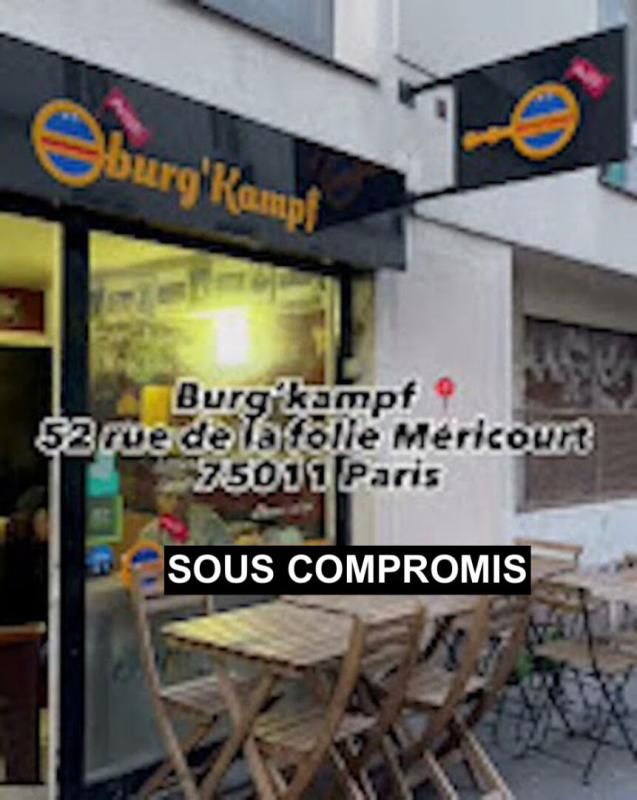 75011 PARIS - RESTAURANT RAPIDE AVEC HOTTE - TRES BEL EMPLACEMENT