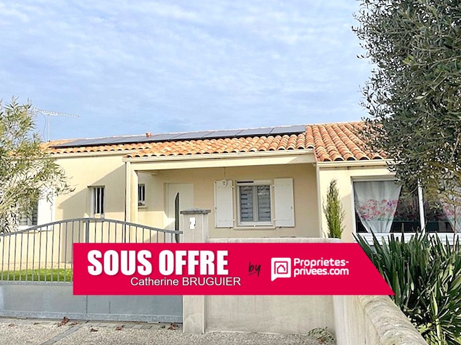 Maison de plain pied 110 m2, 4 chambres, jardin piscine