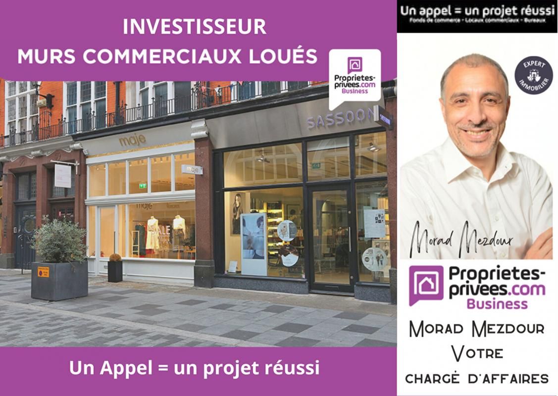 59000 LILLE CATHO - MURS COMMERCIAUX LOUES