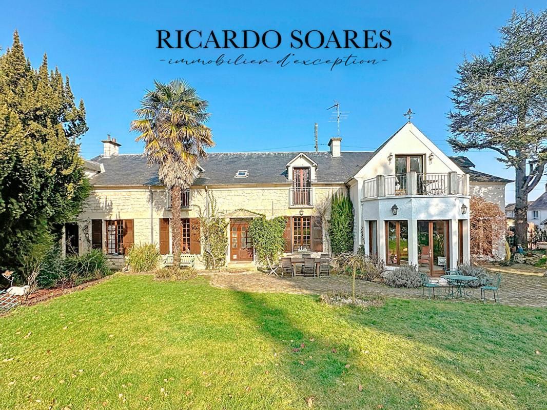 60700 PONTPOINT - MAISON DE CHARME 276 m² / 8 PIÈCES / 4 CHAMBRES / TRIPLE SÉJOUR / PISCINE / HANGAR / TERRAIN 4523 m²