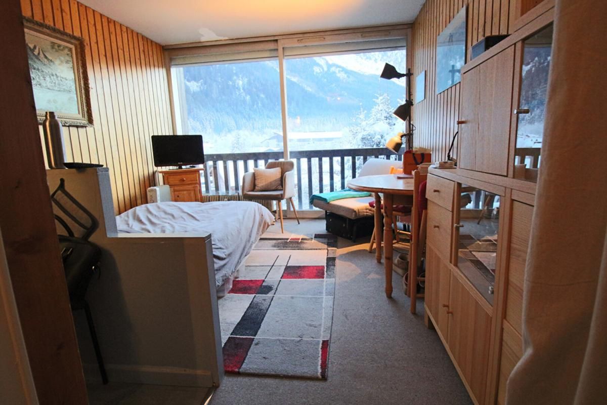CHAMONIX-MONT-BLANC CHAMONIX, studio 20 M2 , Vue panoramique Mont Blanc , 195 000 Euros 2
