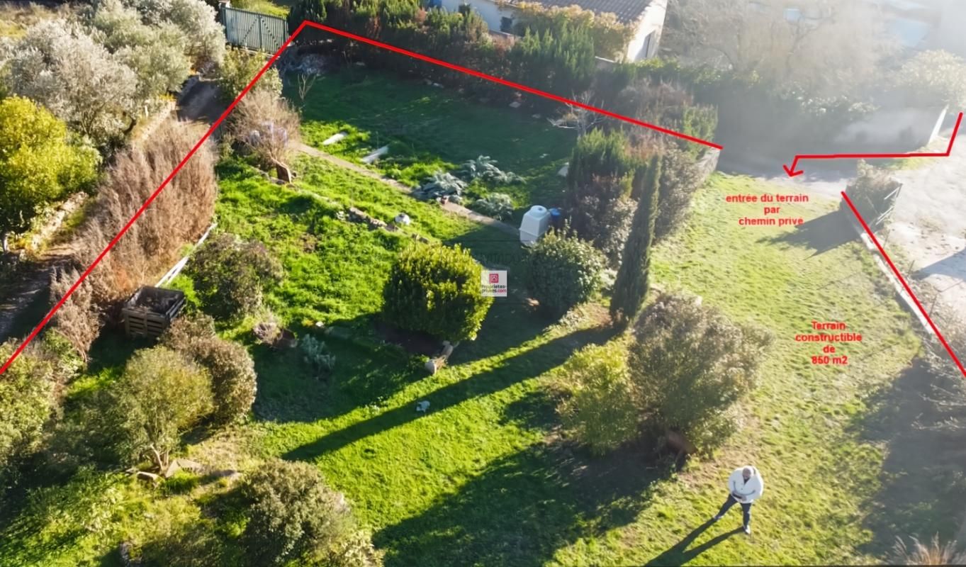 CONQUES-SUR-ORBIEL Joli Terrain constructible de 850 m2  proche Carcassonne 2