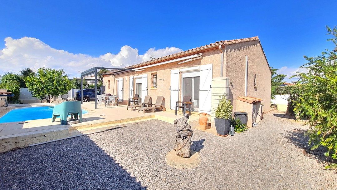 MAGALAS Jolie villa avec garage/piscine et vue sur le village sur 500 m² de terrain 2