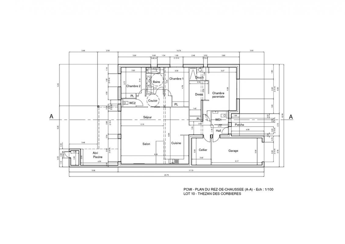 THEZAN-DES-CORBIERES Villa neuve (Mai 2025) avec 3 chambres, piscine et garage 3