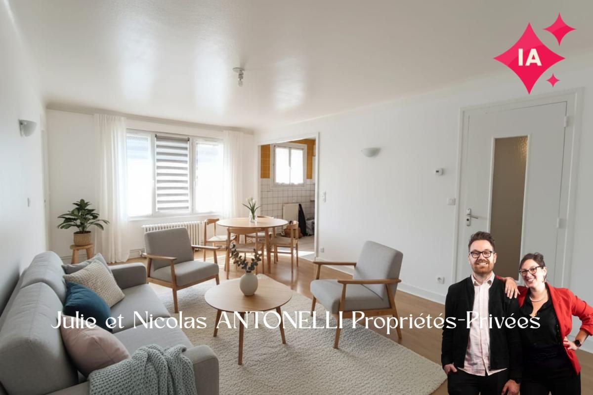 Saint Etienne 42000 Appartement 57.34m²  2 chambres