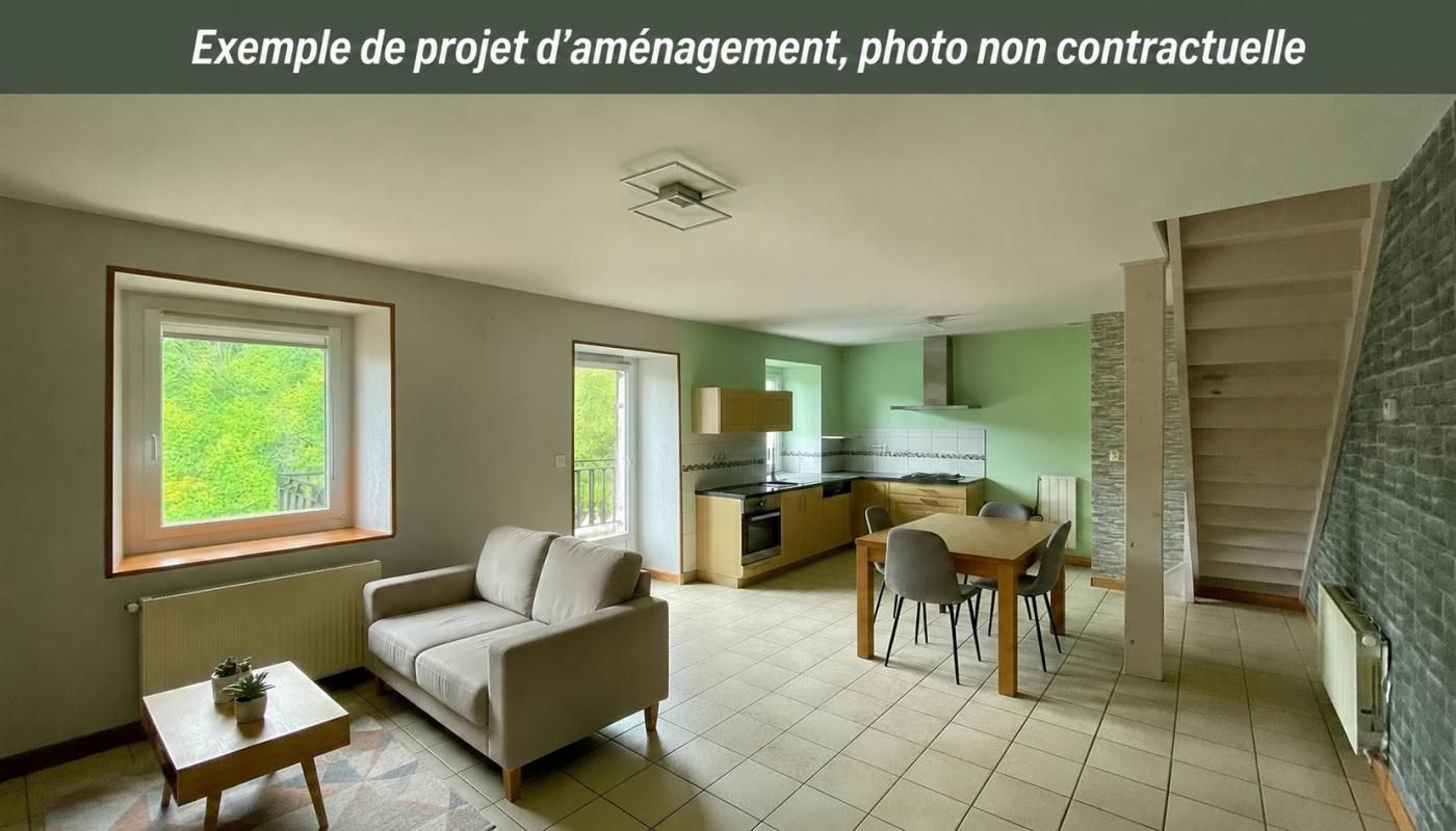 BOURG-ARGENTAL Maison Bourg Argental 96 m2 sur 479 m² de terrain avec quatre chambres 4