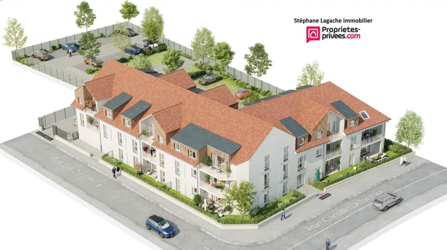 MERLIMONT Appartement Merlimont 3 pièce(s) 71 m2 avec jardin box et parkings 2