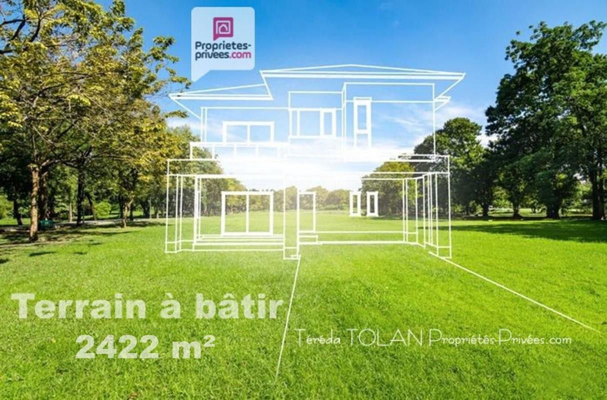 Roquecor : terrain constructible  2422 m²